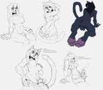 5_toes anthro anus areola balls big_breasts black_body black_fur black_hair bodily_fluids boxers_(clothing) boxers_only breasts butt claws clothed clothing cum cumshot ejaculation erection feet finger_claws flaccid fur genital_fluids genitals gynomorph hair half-erect intersex long_hair masturbation navel navel_piercing nipples nude_gynomorph partially_clothed pawpads penile penile_masturbation penis perineum piercing presenting presenting_anus presenting_hindquarters raised_tail rear_view solo tail toe_claws toes topless underwear underwear_down underwear_only yellow_sclera sharkrags domestic_cat felid feline felis mammal 2025 hi_res multiple_images