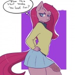 2014 anthro anthrofied arnachy blue_eyes clothing dialog dickgirl english_text equine friendship_is_magic fur hair half-closed_eyes horse intersex mammal my_little_pony penis pink_fur pink_hair pinkamena_(mlp) pinkie_pie_(mlp) pony skirt solo straight_hair text thought_bubble vein
Rating: Explicit
Score: 26
User: lemongrab
Date: February 13, 2014
