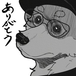 anthro aura black_nose cheek_tuft clothing collar eyewear facial_tuft fluffy glasses hat headgear headwear ink male manga_style neck_tuft onomatopoeia solo sound_effects text tuft wearing_glasses wide_eyed john_howl blue_lock canid canine canis mammal wolf 1:1 2026 absurd_res comic greyscale hi_res icon japanese_text monochrome portrait