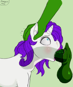 balls bodily_fluids cum cum_from_nose cum_in_nose cum_inside deep_throat drooling duo erection fellatio female female_focus female_penetrated feral forced forced_oral genital_fluids genitals head_grab horn internal internal_oral interspecies lipstick makeup male male/female male_penetrating male_penetrating_female neck_bulge oral oral_penetration orgasm penetration penile penis rough_sex saliva saliva_string sex simple_background solo_focus submissive tight_fit toony stoopedhooy friendship_is_magic hasbro my_little_pony mythology anon rarity_(mlp) equid equine mammal mythological_creature mythological_equine unicorn