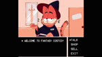 ambiguous_gender anthro cat_tail clothed clothing dialogue eyebrows first_person_view fully_clothed fur gameplay_mechanics handpaw hat headgear headwear humor lidded_eyes markings melee_weapon music orange_body orange_fur parody paws pink_nose prick_ears robe smile solo striped_body striped_fur striped_markings striped_tail stripes style_emulation sword tail tail_markings text weapon whiskers witch_hat missjackieart sound_warning costco garfield_(series) mcelroy_brothers my_brother_my_brother_and_me the_adventure_zone garfield_the_cat garfield_the_deals_warlock domestic_cat felid feline felis mammal 16:9 2d_animation animated english_text hi_res long_playtime sound webm widescreen