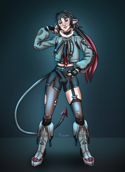 balls_outline belly belt biped boots bulge clothing detailed_bulge ear_piercing ear_ring ears_down erection erection_under_clothing footwear genital_outline gloves gynomorph gynomorph_humanoid hair handwear intersex intersex_humanoid jacket legwear long_hair outline penis_outline piercing pivoted_ears ring_piercing shoes smile solo stockings tail topwear wide_hips kotani mihoyo zenless_zone_zero jane_doe_(zenless_zone_zero) animal_humanoid humanoid mammal mammal_humanoid murid murid_humanoid murine murine_humanoid rat rat_humanoid rodent rodent_humanoid absurd_res hi_res