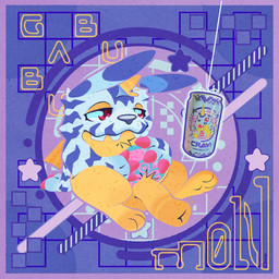 animal_genitalia animal_skin anthro balls big_sheath big_text casual_nudity chin_tuft claws clothing costume countershading facial_markings facial_tuft fur fur_markings genitals half-closed_eyes hand_on_belly head_markings head_tuft huge_sheath hyper hyper_genitalia hyper_sheath long_sheath looking_at_object male markings mostly_nude multicolored_body narrowed_eyes neutral_expression overweight overweight_male pattern_background paws pubes red_eyes sheath simple_background sitting solo text title tuft two_tone_body two_tone_paws yellow_body spooky_dune bandai_namco digimon nintendo pokemon sheriff_macaroni digimon_(species) gabumon generation_1_pokemon pikachu pokemon_(species) 1:1 english_text hi_res signature