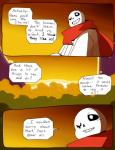 aftertale animated_skeleton bone comic dialogue english_text humanoid loverofpiggies not_furry sans_(undertale) skeleton smile solo sun sunset text undead undertale undertale_(series)