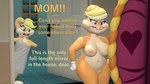 anthro areola biped blonde_hair breasts dialogue duo eyelashes featureless_crotch female hair mature_female nipples nude open_mouth pupils text thick_thighs towel towel_only papadragon69 looney_tunes the_looney_tunes_show warner_brothers lola_bunny patricia_bunny lagomorph leporid mammal rabbit 3d_(artwork) digital_media_(artwork) hi_res daughter_(lore) mother_(lore) mother_and_child_(lore) mother_and_daughter_(lore) parent_(lore) parent_and_child_(lore) parent_and_daughter_(lore)