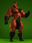 5_fingers 5_toes abs animal_genitalia animal_penis anthro balls big_balls big_muscles big_pecs big_penis black_balls black_facial_hair black_feet black_hair black_hands brown_eyes equine_genitalia equine_penis facial_hair feet fingers fist flexing flexing_bicep genitals green_background hair huge_balls huge_penis hyper hyper_genitalia hyper_penis male mottled mottled_genitalia mottled_penis muscular muscular_anthro muscular_male navel nipples pecs penis shadow sheath simple_background solo standing toes anthroanim sebastian_horse equid equine horse mammal 3:4 3d_(artwork) absurd_res digital_media_(artwork) hi_res