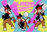 female oklahoma pembrokewkorgi them's_fightin'_herds fan_character okie bovid bovine cattle mammal hi_res