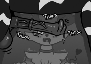 animal_genitalia animal_penis anthro blush bodily_fluids collar drooling duo equine_genitalia equine_penis female feral genital_fluids genitals heart_symbol leaking_precum male male/female motion_lines penis precum saliva shaking shivering simple_background standing stripes throbbing throbbing_penis vein veiny_penis maniac_ed nintendo pokemon braixen generation_6_pokemon pokemon_(species) hi_res huge_filesize