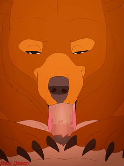 bestiality biped bodily_fluids brown_body brown_fur claws consistent_pov duo erection fellatio female female_feral female_on_human female_penetrated feral feral_penetrated first_person_view fur genitals human_on_feral human_penetrating human_penetrating_feral interspecies looking_at_viewer male male/female male_on_feral male_penetrating male_pov narrowed_eyes nude oral oral_penetration paws penetration penile penile_penetration penis penis_between_forepaws penis_between_hands penis_on_tongue pubes quadruped saliva saliva_on_penis saliva_on_tongue seductive sex size_difference text tongue tongue_out tongue_out_fellatio feral_frenzy itomic paloma-paloma bear brown_bear human mammal ursine 2022 2d_animation animated artist_collaboration artist_name frame_by_frame hi_res loop