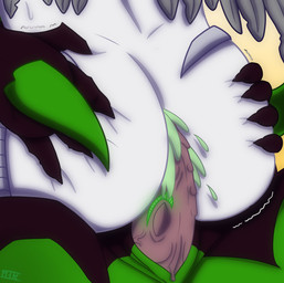 anal anal_penetration anthro anthro_on_anthro anthro_penetrated anthro_penetrating anthro_penetrating_anthro black_body black_claws black_skin bodily_fluids butt claws close-up colored_cum cum cum_in_ass cum_inside duo erection excessive_cum excessive_genital_fluids faceless_anthro faceless_character faceless_male feathered_wings feathers finger_claws genital_fluids genitals green_body green_cum green_skin grey_wings holding_butt interspecies light male male/male male_anthro male_penetrated male_penetrating male_penetrating_male multicolored_body multicolored_skin penetration penile penile_penetration penis penis_in_ass pink_penis sex shaking simple_background slit_penis tan_background trembling two_tone_body two_tone_skin unusual_bodily_fluids unusual_cum unusual_genital_fluids white_body white_feathers wings monstergirlreality bayonetta platinumgames azrael_(owlietomes) fan_character valkrar_(chaoschain) angel arthropod hymenopteran insect wasp 2023 colored digital_drawing_(artwork) digital_media_(artwork) english_description hi_res lighting shaded signature