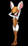 anthro clothing female hat headgear headwear leotard long_socks nipples red_eyes scarf solo dullehan dragon_ball dragon_ball_super sorrel_(dragon_ball_super) lagomorph leporid mammal rabbit 5:8 alpha_channel hi_res