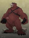 2013 4_toes angry anthro balls bear biceps big_balls big_muscles big_penis black_nose black_pawpads bondage_gear brown_fur chubby cigar claws erection fangs fur glowing_eyes grizzly_bear halloween harness hat holidays humanoid_penis leather male mammal mastertrucker musclegut muscles nipples nude open_mouth pawpads paws pecs penis pose sheath solo standing teeth thick_penis toe_claws tongue uncut vein veiny_penis werebear wfa
Rating: Explicit
Score: 21
User: MJ1988
Date: November 02, 2013