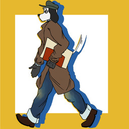 anthro athletic boots bottomwear clothing coat denim denim_bottomwear denim_clothing document footwear green_cap holding_object jeans male pants paper shoes side_view solo tail topwear walking shrederr_8 sketchy_(shrederr_8) bird_dog canid canine canis domestic_dog english_pointer hunting_dog mammal 1:1 flat_colors hi_res sketch