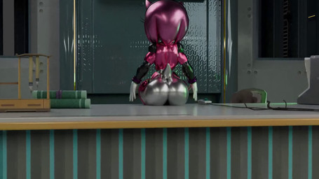 anthro anus balls big_balls big_breasts big_butt bodily_fluids breasts butt butt_expansion cum cum_in_vagina cum_inside dialogue duo expansion female from_front_position genital_fluids genitals herm huge_butt intersex intersex/female leaking_cum machine male mating_press nude penetration penis sex sex_through_bodysuit sex_through_clothing suddenly_penis throbbing throbbing_penis through_clothing thrusting vaginal vaginal_penetration wide_hips deerbone_(artist) sega sonic_the_hedgehog_(series) amy_rose metal_amy miles_prower rouge_the_bat bat canid canine eulipotyphlan fox hedgehog mammal robot robot_anthro 16:9 3d_(artwork) 3d_animation animated blender_(artwork) digital_media_(artwork) hi_res long_playtime no_sound video widescreen