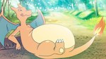 ambiguous_gender ambiguous_prey feral fire forest forest_background licking licking_lips log lying_on_ground nature nature_background on_ground plant solo tongue tongue_out tree vore wood tapirclip nintendo pokemon charizard generation_1_pokemon pokemon_(species) 16:9 widescreen