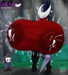 anthro big_breasts big_nipples bodily_fluids breasts clothed clothing dress eyes_closed female huge_breasts huge_nipples hyper hyper_breasts lactating lactating_through_clothing nipples projectile_lactation solo text_emphasis tight_clothing wet wet_clothing flam3s hollow_knight team_cherry hornet_(hollow_knight) absurd_res hi_res