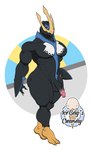 anthro balls big_pecs erection femboy feminine_pose genitals male muscular muscular_femboy muscular_male nude pecs penis solo standing thick_thighs wide_hips 1ceberg nintendo pokemon avian bird empoleon generation_4_pokemon penguin pokemon_(species) absurd_res hi_res