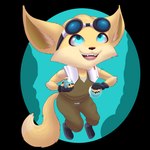 1:1 absurd_res alpha_channel canid canine chibi clothed clothing damian5320 fox hi-rez_studios hi_res male mammal paladins_(game) pip_(paladins) simple_background solo true_fox