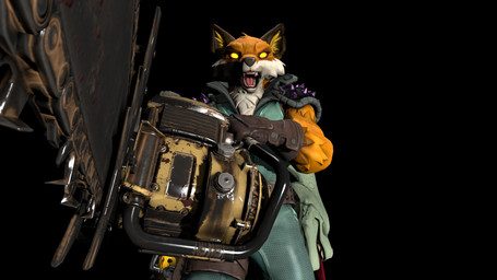 angry anthro blood bodily_fluids chainsaw clothed clothing decapitation first_person_view fully_clothed gloves handwear holding_object holding_weapon looking_at_viewer male open_mouth power_tool severed_body_part severed_head shoulder_pads solo teeth tools weapon kyleroo doom_(series) epic_games fortnite id_software microsoft fennix_(fortnite) canid canine fox mammal red_fox true_fox 16:9 3d_(artwork) digital_media_(artwork) hi_res source_filmmaker_(artwork) widescreen