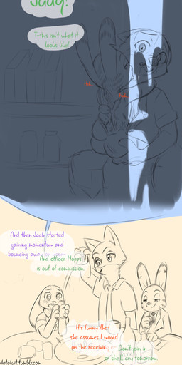 anthro blush bodily_fluids butt clothed clothing dialogue drunk female fur half-closed_eyes heart_eyes heart_symbol kissing male male/male narrowed_eyes saliva saliva_string substance_intoxication text dotaluit disney zootopia jack_savage judy_hopps nick_wilde canid canine fox lagomorph leporid mammal rabbit black_and_white comic english_text hi_res line_art monochrome