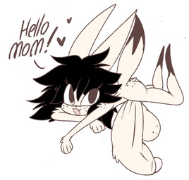 anthro balls big_balls big_penis genitals greeting greeting_viewer huge_penis looking_at_viewer lying male nude nude_anthro penis solo young young_anthro young_male julylafearata canid canine fennec_fox fox mammal true_fox incest_(lore) son_(lore)