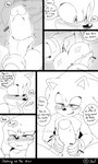 2023 3:5 5_fingers absurd_res anthro anthro_on_anthro ball_fondling ball_grab balls big_balls big_penis black_and_white blush breath comic dialogue duo echidna english_text erection eulipotyphlan fingers fondling genitals half-closed_eyes handjob hedgehog hi_res huge_balls huge_penis knuckles_the_echidna krazyelf looking_at_another looking_down male male/male mammal monochrome monotreme narrowed_eyes onomatopoeia open_mouth panting penile penis penis_grab sega sex smile smirk sonic_the_hedgehog sonic_the_hedgehog_(series) sound_effects speech_bubble text thought_bubble