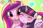 blue_eyes blush daww eyes_closed feathered_wings feathers female feral group hair horn long_hair multicolored_hair music nude one_eye_closed open_mouth purple_eyes rubbing_cheek smile wings lumineko friendship_is_magic hasbro my_little_pony mythology princess_cadance_(mlp) princess_celestia_(mlp) princess_luna_(mlp) twilight_sparkle_(mlp) equid equine mammal mythological_creature mythological_equine unicorn winged_unicorn 2017 2d_animation 3:2 animated motion_tweening short_playtime sound webm