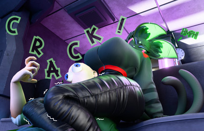 anthro big_butt breasts butt clenching_legs crossed_legs duo faceless_character faceless_human faceless_male female furniture gesture hand_gesture male male/female on_sofa smile sofa text thick_thighs thumbs_up wide_eyed armageddonc104 arzy_parzy samzan cavemanon_studios snoot_game anon_(snoot_game) velvet_(arzyparzy) felid feline human mammal 3d_(artwork) absurd_res blender_(artwork) digital_media_(artwork) english_text hi_res