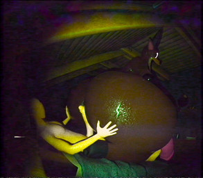 5_fingers anthro antlers bed bedroom big_butt big_penis black_nose bodily_fluids brown_body brown_fur butt clothed clothing duo erection faceless_character fingers fur furniture genitals hand_on_butt hooves horn hot_dogging imminent_sex interspecies looking_at_another looking_back looking_back_at_another male male/male on_bed open_mouth penis pink_penis sex size_difference sweat sweaty_butt topless topless_human topless_male vhs_filter totallyd elenachatnoir_(modeler) pizzaboi_(modeler) 99_nights_in_the_forest roblox anon deer_(99_nights_in_the_forest) deer human mammal 2025 3d_(artwork) digital_media_(artwork) english_description