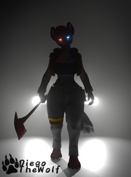 anthro axe blue_eyes car female fog glowing glowing_eyes hair holidays red_body red_eyes red_hair simple_background solo threatening vehicle wide_hips diegothewolf alberarts_(modeler) halloween diana_(diegothewolf) hyenid_(alber) canid canine canis hyenid_(species) mammal wolf 3d_(artwork) blender_(artwork) blender_eevee_(artwork) digital_media_(artwork) hi_res