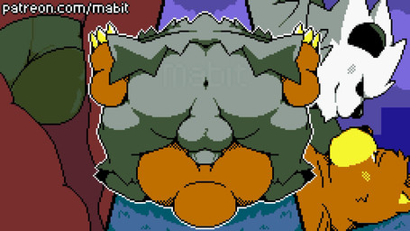 anal anal_penetration anthro anus balls blush bodily_fluids brown_body brown_fur butt cum cum_in_ass cum_inside cum_while_penetrated cumshot duo ejaculation erection from_front_position fur genital_fluids genitals hands-free humanoid_genitalia humanoid_penis internal male male/male male_penetrated male_penetrating male_penetrating_male mating_press multiple_angles nude orgasm outside_sex overweight overweight_anthro overweight_male penetration penile penile_penetration penis sex smile sound_effects tail white_body white_fur conditional_dnp mabit nintendo pokemon bear generation_2_pokemon generation_6_pokemon mammal pangoro pokemon_(species) ursaring 16:9 2025 animated digital_media_(artwork) long_playtime pixel_(artwork) pixel_animation sound webm widescreen