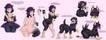 black_body black_fur black_hair breasts butt clothing dialogue female feral feral_transformation fur good_girl hair hat headgear headwear heart_symbol mental_transformation mind_control multi_breast needy nipples nude panicking paws pink_nipples quadruped short_hair solo tail tail_motion tailwag text tongue tongue_out transformation vanishing_clothes flybeeth canid canine canis dobermann domestic_dog human mammal pinscher absurd_res english_text hi_res sequence