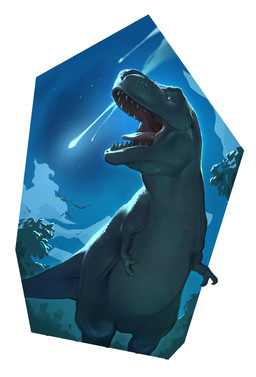 ambiguous_feral ambiguous_gender biped bipedal_feral brown_body brown_scales claws cloud feral finger_claws fingers flying group light meteor night open_mouth outside pink_tongue plant scales sharp_teeth snout solo_focus standing star tail tapering_tail teeth tongue tree white_eyes wings combos-n-doodles ambient_pterosaur dinosaur prehistoric_species pterosaur reptile saurischian scalie theropod tyrannosaurid tyrannosauroid tyrannosaurus tyrannosaurus_rex 2025 hi_res lighting shaded