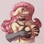 anthro anthrofied bodily_fluids breast_grab breasts crying duo female hand_on_breast harassment makeup male male/female mascara mascara_tears nails stranger tears lisochka_69 friendship_is_magic hasbro my_little_pony fluttershy_(mlp) equid equine horse mammal pony absurd_res hi_res