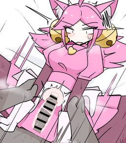 animal_ears bell blush bodily_fluids breasts clothing dress duo eyelashes fangs female female_humanoid frilly frilly_clothing frilly_dress genital_fluids gloves hair handwear human_on_humanoid inner_ear_fluff interspecies jewelry lying male male_human medium_breasts necklace on_back penetration penile penile_penetration penis_in_vagina pink_hair pupils sex short_hair slim_female slim_humanoid slit_pupils spread_legs spreading sweat sweatdrop teeth tied_hair tuft vaginal vaginal_fluids vaginal_penetration x-ray_view voifoooork deltarune undertale_(series) mad_mew_mew mew_mew_(undertale) pink_(deltarune) animal_humanoid felid felid_humanoid feline feline_humanoid human humanoid mammal mammal_humanoid 2026 absurd_res censored digital_drawing_(artwork) digital_media_(artwork) hi_res
