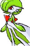 ambiguous_gender long_legs micro_calves micro_legs micro_thighs narrow_hips red_eyes simple_background slim solo thigh_gap thin_calves thin_legs thin_thighs white_background pasaran nintendo pokemon gardevoir generation_3_pokemon pokemon_(species) low_res