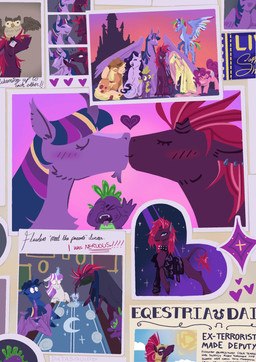 alcohol alternative_fashion armor beverage canterlot female feral group horn kissing male punk wine wings squiddlysq friendship_is_magic hasbro my_little_pony my_little_pony:_the_movie_(2017) mythology applejack_(mlp) fluttershy_(mlp) night_light_(mlp) owlowiscious_(mlp) pinkie_pie_(mlp) rainbow_dash_(mlp) rarity_(mlp) spike_(mlp) tempest_shadow_(mlp) twilight_sparkle_(mlp) twilight_velvet_(mlp) dragon earth_pony equid equine horse mammal mythological_creature mythological_equine mythological_scalie pegasus pony scalie unicorn winged_unicorn hi_res