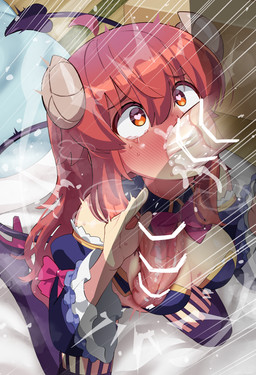 big_breasts big_penis blush bodily_fluids breasts censor_bar cleavage clothed clothing crying duo erection female genitals hair horn horn_grab ineffective_censorship kneeling light_body light_skin male not_furry penis red_eyes red_hair spade_tail steam tail tears vein veiny_penis mizumizuni machikado_mazoku yoshida_yuuko_(machikado_mazoku) demon demon_humanoid horned_humanoid human humanoid mammal succubus absurd_res censored digital_media_(artwork) hi_res