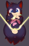 accessory anus balls bdsm blush bondage bound butt chest_tuft crossed_legs genitals hair_accessory heart_eyes heart_symbol legs_up looking_at_viewer male pawpads paws presenting presenting_hindquarters rope solo tuft davyboi nintendo pokemon dave_the_quilava_(davyboi) generation_2_pokemon pokemon_(species) quilava sketch