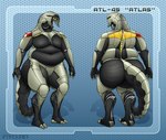 ambiguous_gender anthro black_body canadian_flag glowing glowing_eyes green_body long_tail machine not_furry overweight overweight_anthro simple_background solo tail text yellow_accents yellow_eyes band1tnsfw bioware electronic_arts mass_effect android geth hybrid robot absurd_res digital_drawing_(artwork) digital_media_(artwork) english_text hi_res