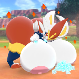 anthro big_breasts big_butt breast_expansion breasts butt butt_expansion candy curvy_figure dessert expansion female food fur growth hourglass_figure huge_breasts huge_butt hyper hyper_breasts hyper_butt looking_at_viewer nipples open_mouth smile solo thick_thighs white_body white_fur wide_hips dm-artworks nintendo pokemon cinderace generation_8_pokemon lagomorph mammal pokemon_(species) 1:1 2021 3d_(artwork) blender_(artwork) digital_media_(artwork) hi_res