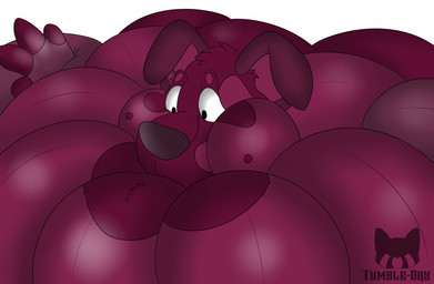 anthro body_inflation food food_transformation fruit fur inflation logo looking_down looking_down_at_self male nude plant raspberry raspberry_inflation red_body red_fur solo swollen_cheeks text transformation worried tumble-dry canid canine canis domestic_dog elemental_creature flora_fauna food_creature german_shepherd herding_dog living_fruit mammal pastoral_dog artist_logo artist_name