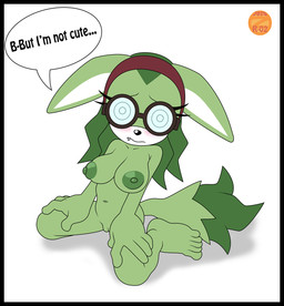 5_toes accessory anthro areola big_breasts big_ears black_border blush border breasts cute_fangs dialogue dipstick_tail eyelashes eyewear fangs feet female fur genitals glasses green_areola green_body green_fur green_hair green_nipples hair hair_accessory hairband humanoid_genitalia humanoid_vulva innie_vulva kneeling logo markings navel nipples nude pointy_ears prick_ears shadow simple_background solo speech_bubble spread_legs spreading tail tail_markings tail_tuft teeth text toes tuft vulva white_background white_inner_ear zeta_r-02 idw_publishing sega sonic_the_hedgehog_(comics) sonic_the_hedgehog_(idw) sonic_the_hedgehog_(series) enigma_the_phantom_thief megani_the_jackal canid canine canis jackal mammal 2025 artist_logo english_text hi_res