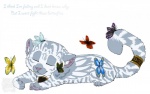 ambiguous_gender chibi collar eyes_closed feral group heart_symbol jewelry kneading lyrics simple_background sleeping smile tail white_background toradoshi auburn_(musician) tora_(toradoshi) arthropod butterfly classic_tabby domestic_cat felid feline felis insect lepidopteran mammal tabby_cat