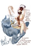 5_fingers abdominal_bulge animal_genitalia animal_penis anthro anthro_on_anthro anthro_penetrated anthro_penetrating anthro_penetrating_anthro areola big_breasts big_penis bodily_fluids breasts brown_body brown_fur canine_genitalia canine_penis clothing countershading cowgirl_position cum cum_in_pussy cum_in_uterus cum_inside dialogue duo ejaculation eyes_closed female female_on_top female_penetrated fingers from_front_position fur genital_fluids genitals grey_body grey_fur heart_eyes heart_symbol humanoid_hands internal knot knotting lying male male/female male_on_bottom male_penetrating male_penetrating_female multicolored_body multicolored_fur navel nipples nude on_back on_bottom on_top one_eye_closed orgasm penetration penile penile_penetration penis penis_in_pussy predator/prey pubes pussy sex tan_body tan_fur teeth text tongue two_tone_body two_tone_fur undressing uterus vaginal vaginal_knotting vaginal_penetration white_body white_fur duckhere beastars kyuu_(beastars) legoshi_(beastars) canid canine canis domestic_rabbit lagomorph leporid lop_rabbit mammal oryctolagus rabbit wolf 2022 digital_media_(artwork) english_text hi_res