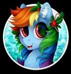 feral holly_(plant) inner_ear_fluff open_mouth plant solo tuft vird-gi friendship_is_magic hasbro my_little_pony rainbow_dash_(mlp) equid equine mammal 2018 alpha_channel digital_media_(artwork) hi_res