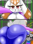 anthro big_breasts big_butt breasts butt ear_piercing female furgonomics furry-specific_piercing fusion huge_butt mature_female piercing solo blazedscarf sega sonic_the_hedgehog_(series) undertale_(series) toriel torilla_(bomba_world12) vanilla_the_rabbit boss_monster_(undertale) lagomorph leporid mammal rabbit 3:4 hi_res