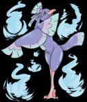 abstract_background anthro black_background blue_body blue_feathers feathers female genitals purple_body purple_feathers pussy simple_background solo kitty1208 nintendo pokemon avian generation_7_pokemon oricorio pokemon_(species) sensu_oricorio 2016 hi_res