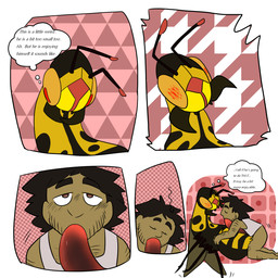 big_penis cloacal cloacal_penetration duo feral genitals insectophilia interspecies male male/male male_penetrated male_penetrating male_penetrating_male monster_penetrating penetration penis sex teratophilia text infurmary failbetter_games fallen_london arthropod bee devil_(fallen_london) human hymenopteran insect mammal wasp 1:1 comic digital_drawing_(artwork) digital_media_(artwork) english_text hi_res