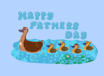 accessory ambiguous_gender countershading feral flower glistening glistening_eyes group head_tuft headband holidays lily_pad plant solo swimming toony tuft water water_lily wings young shanhorandraws father's_day little_kitty_big_city anatid anseriform avian bird duck 2024 hi_res official_art daughter_(lore) father_(lore) father_and_child_(lore) father_and_daughter_(lore) father_and_son_(lore) male_(lore) parent_(lore) parent_and_child_(lore) parent_and_daughter_(lore) parent_and_son_(lore) son_(lore)